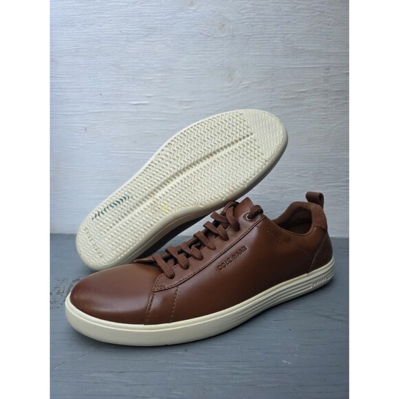Cole Haan Grand Plus Crosscourt C36924 Sneakers Mens Sz 10.5 British Tan Leather main image 7